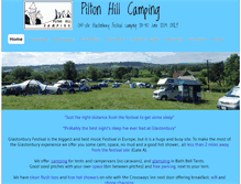 Tablet Screenshot of piltonhillcamping.com